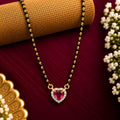 Ruby Heart Mangalsutra