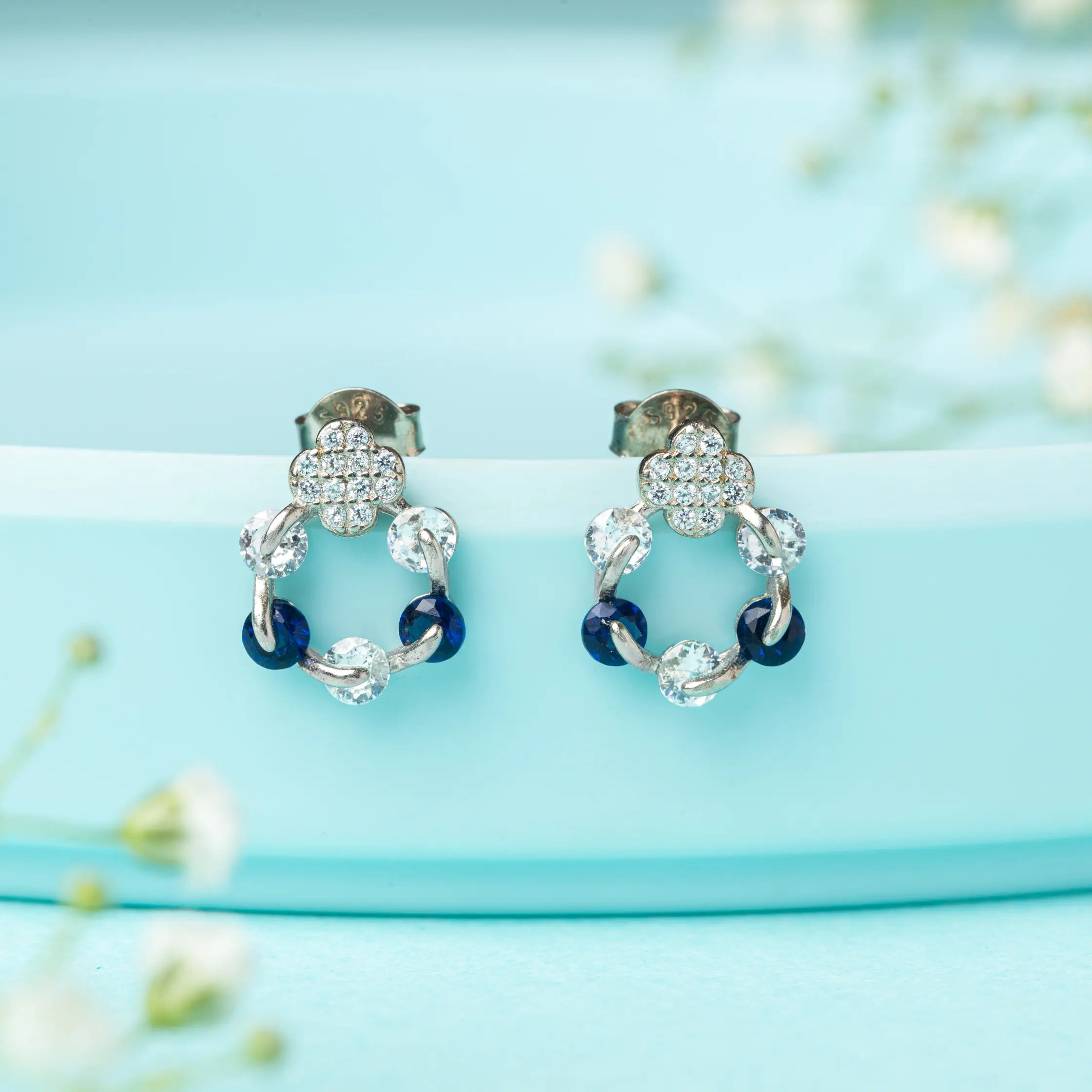 Sapphire Serenity Studs