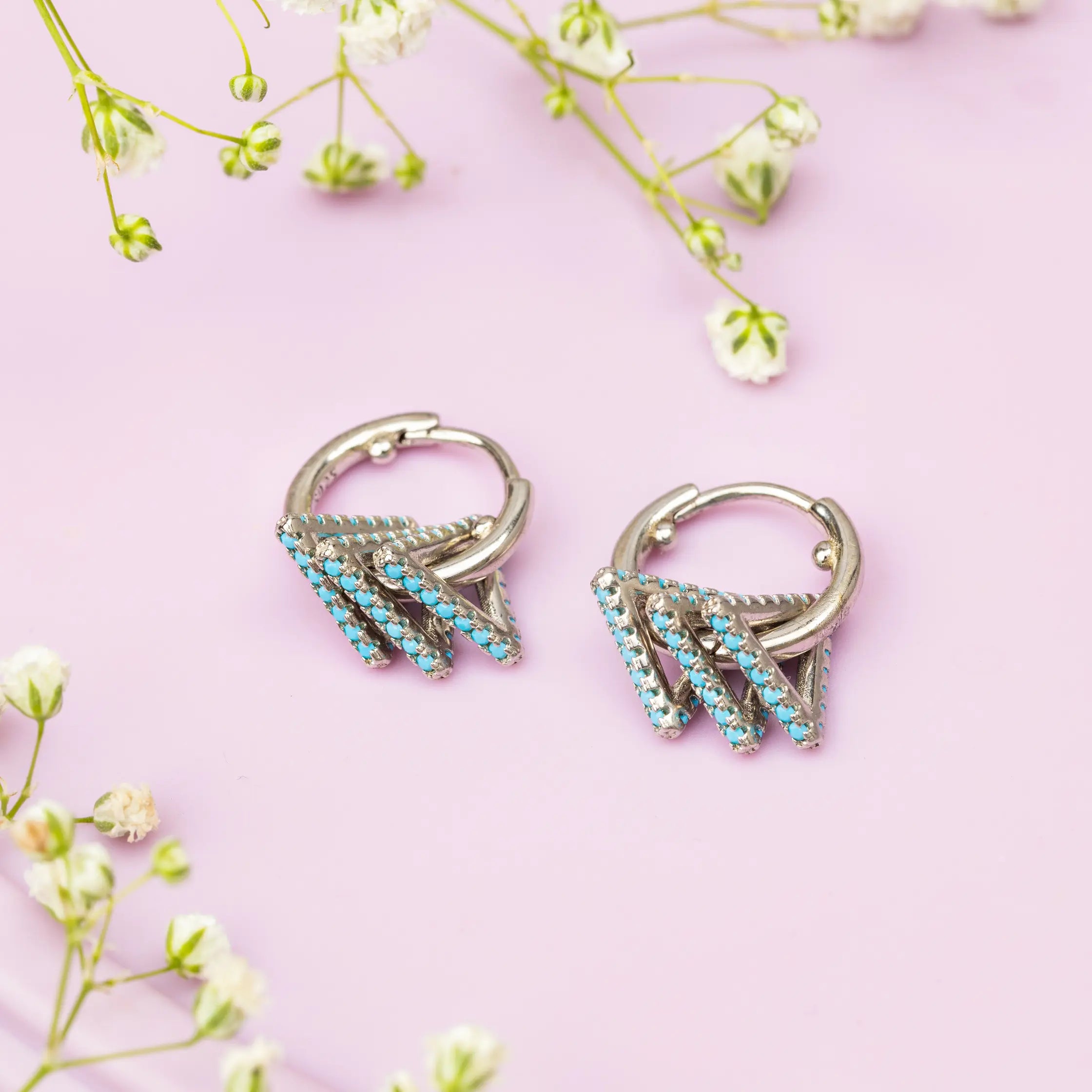 Sapphire Sky Hoops