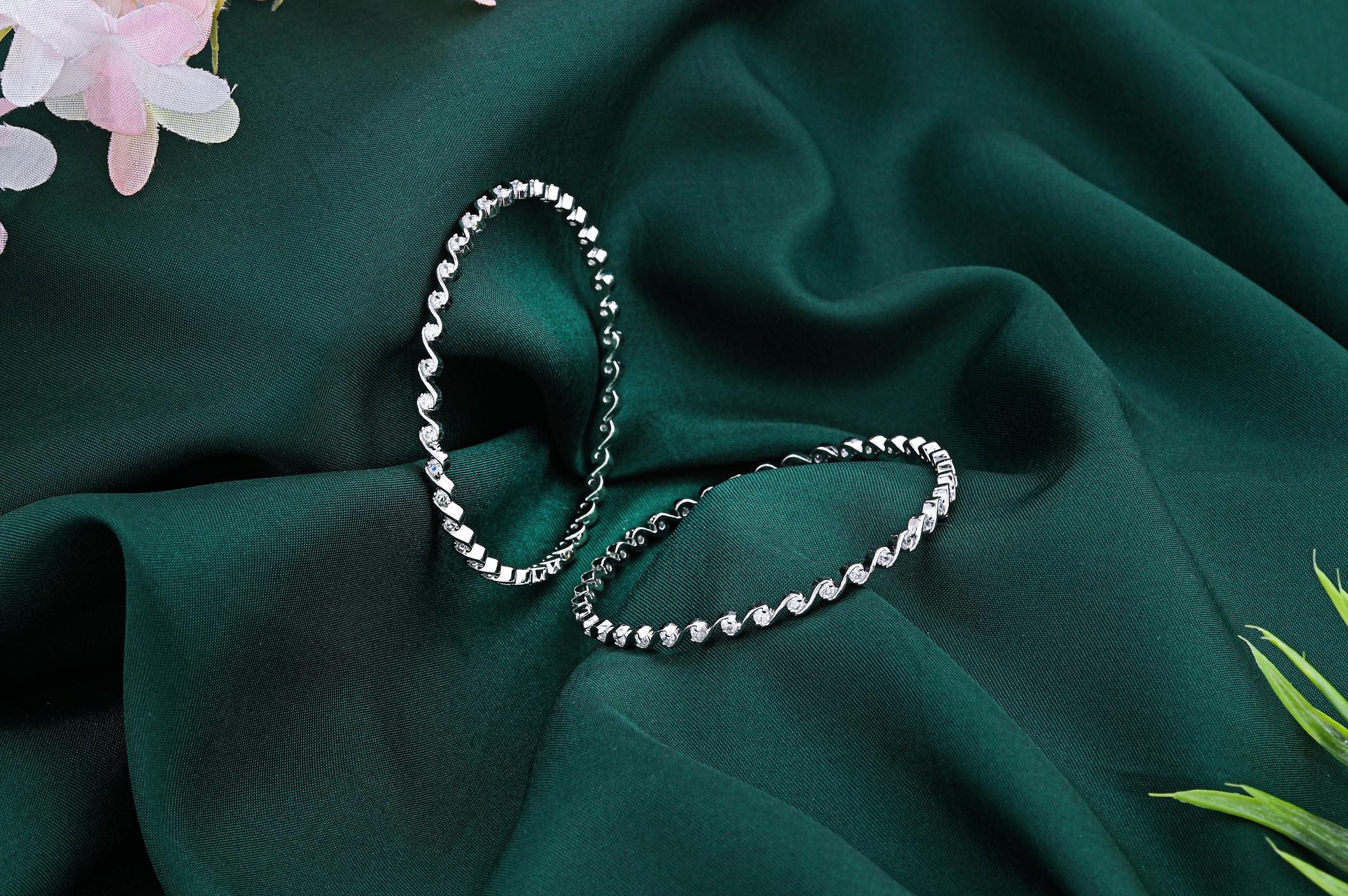 Shimmer Loop Bangles