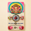 Shree Ganesha Blue Harmony Rakhi Hamper