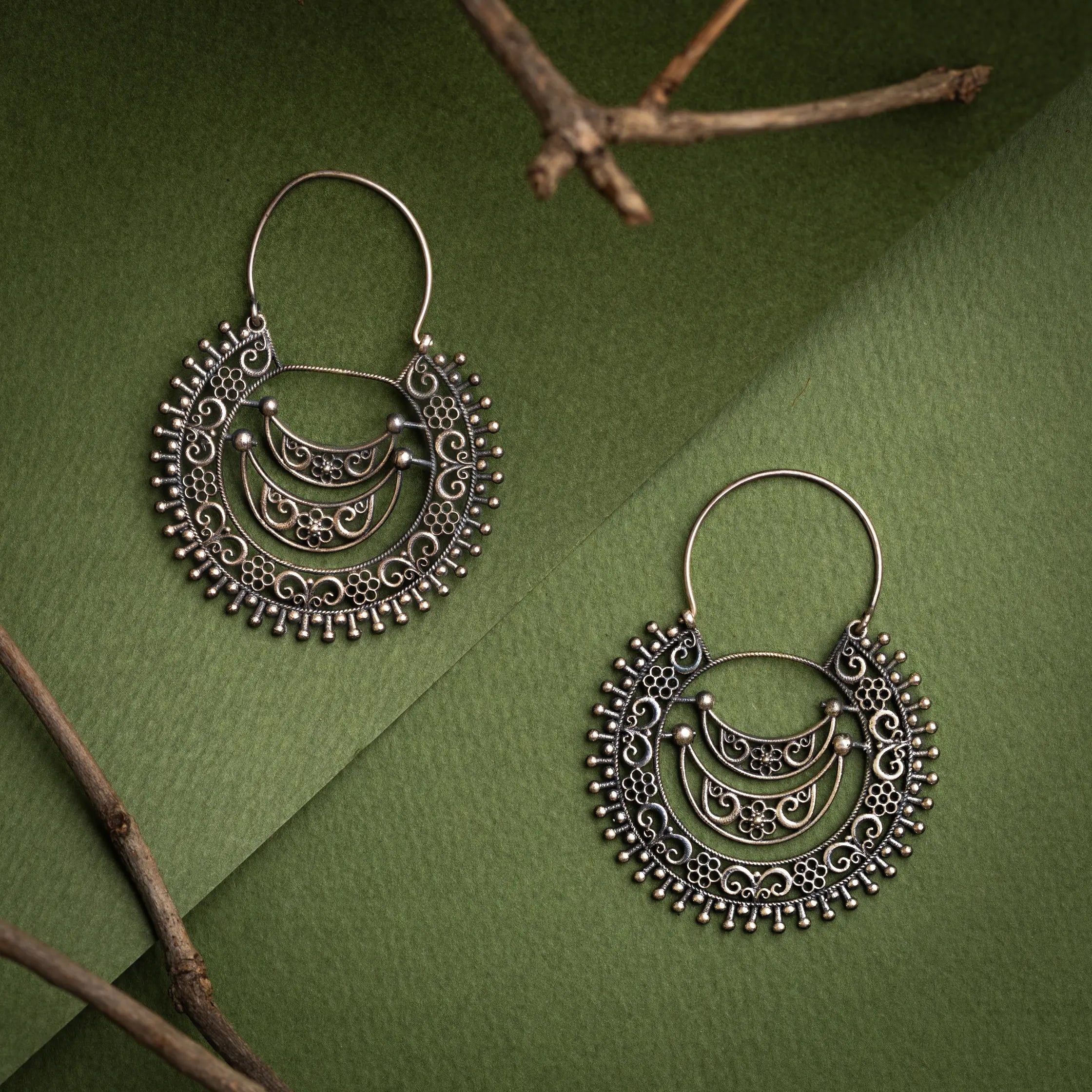Silsila Silver Chaandbali