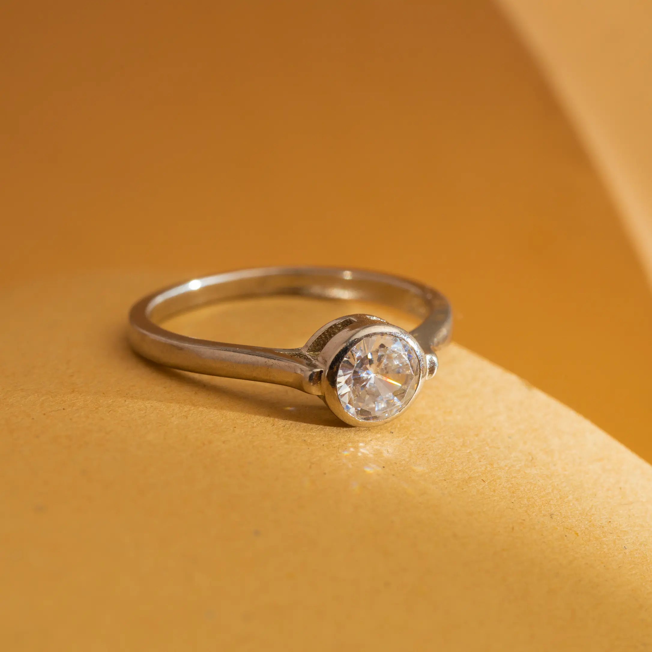 Solitary Shine Ring