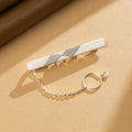 Sterling Prism Tie Clips