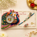 Sudarshan Bandhan Silver Rakhi Coin Gift Set