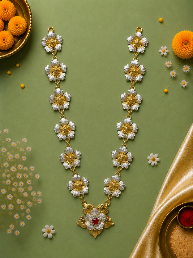 Two Tone Flower Haar
