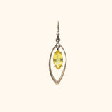 Golden Stone Hanging Earring