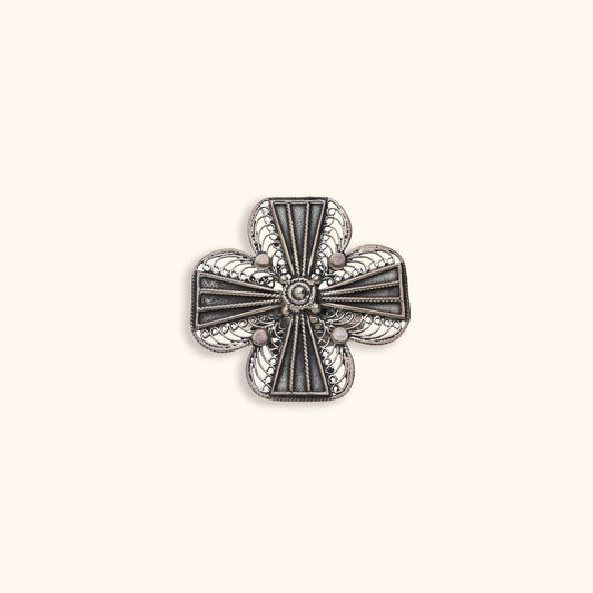 Pratika Silver Ring - Antique