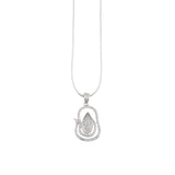 American Diamond Sterling Silver Pendant