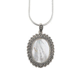 Graceful White Mother of Pearl Pendant
