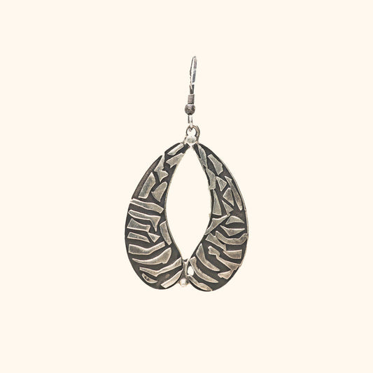 Oxidised Dangling Earrings