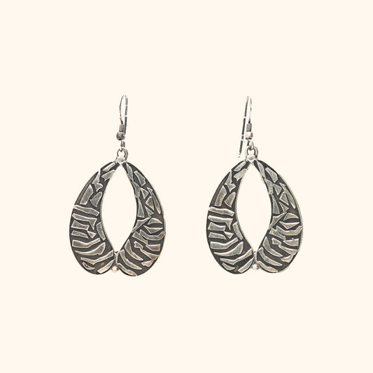 Oxidised Dangling Earrings