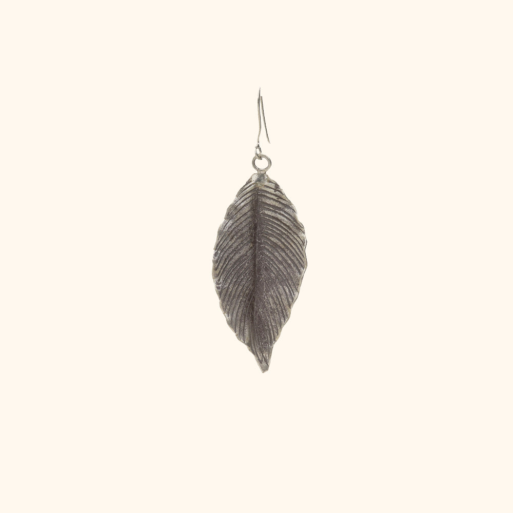 Leaf Shaped Hanging Earrings