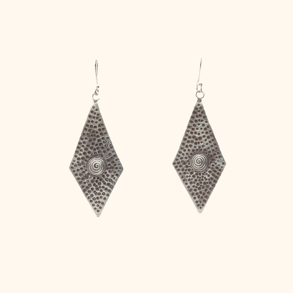 Kite Shaped Hanging Earrings