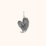 Heart Shaped Leaf Oxidised Earrings